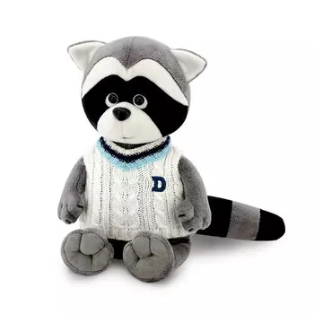 Orange Мягкая игрушка Енотик Дэнни Студент, 30 см