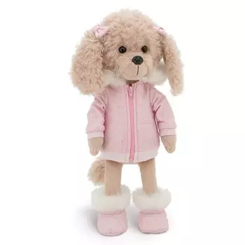 Orange Мягкая игрушка Lucky Dolly "Собака Альпийский стиль", 25 см