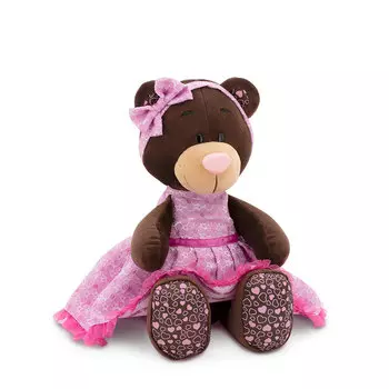 Orange Мягкая игрушка Milk "Мишка Цветочная симфония", 30 см