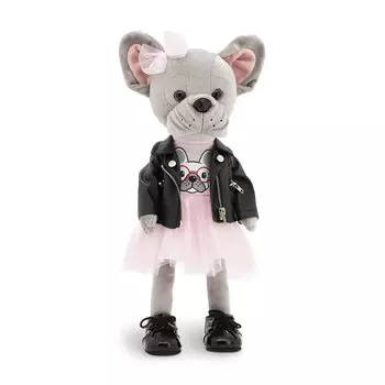 Orange Мягкая игрушка на каркасе Собака Lucky Betsy: Дерзкий стиль, 25 см