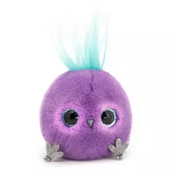 Orange Мягкая игрушка "КТОтик со светящимися глазами", фиолетовый, 13 см