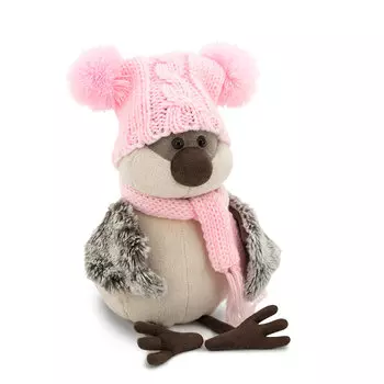 Orange Мягкая игрушка Воробей Весёлая шапка, 20 см