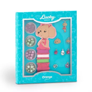 Orange Набор для создания украшений Lucky Doggy "Пудель"