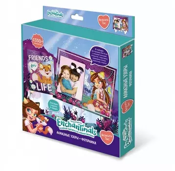 ORIGAMI Набор для творчества Энчантималс Алмазные узоры "Фелисити Лис"