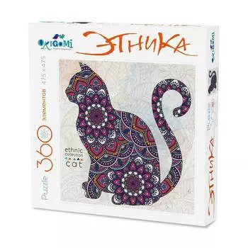 ORIGAMI Пазл Арт-Терапия "Кошка" 2898