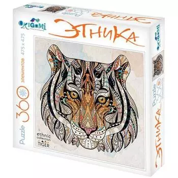 ORIGAMI Пазл Арт-Терапия "Тигр" 2349