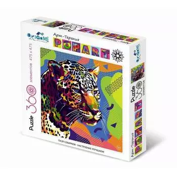 ORIGAMI Пазл Ягуар, 360 элементов