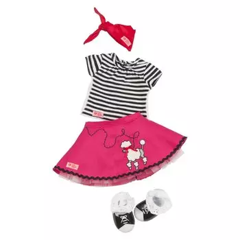 Our Generation Комплект одежды с юбкой с пуделем