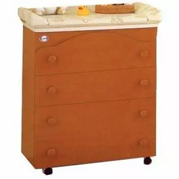 PALI Комод пеленальный Four, медовый