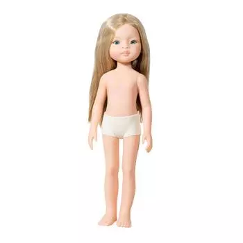 Paola Reina Кукла Маника без одежды, 32 см (волосы прямые, без челки, глаза синие)
