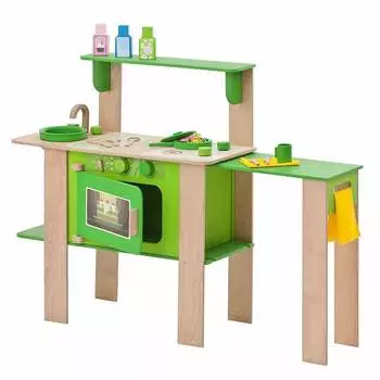 Paremo Кухня из дерева для мальчиков и девочек "Мятный лимонад", с 16 аксессуарами