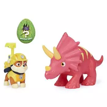 Paw Patrol Фигурка Крепыш с динозавром "Дино-миссия"