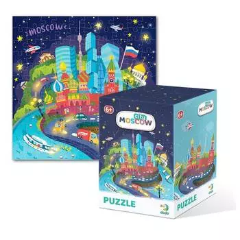 Пазл DODO 300172 Москва (на английском языке)
