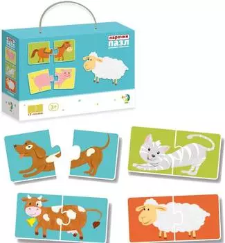 Пазл DODO Парочки Домашние животные