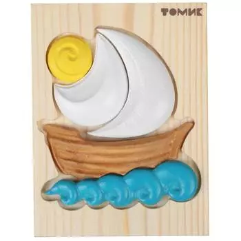 ТОМИК пазл-вкладыш "Кораблик", 421