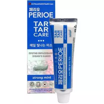 Perioe Зубная паста Tar Tar Care Strong Mint сильная мята, 120 г