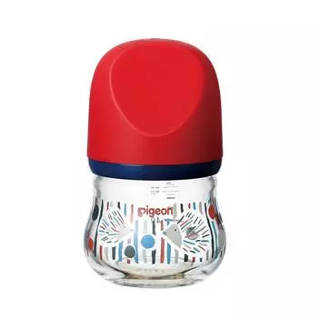 Pigeon Бутылочка для кормления SofTouch Peristaltic Plus "Ёжик" 0+ мес., 80 мл