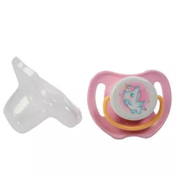 Pigeon Пустышка силиконовая "Unicorn", 6+ мес., размер L