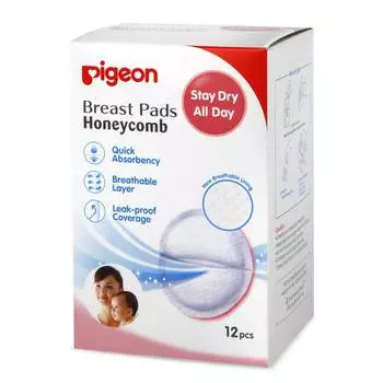 Pigeon Вкладыши Honeycomb в бюстгальтер одноразовые, 12 шт