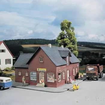 PIKO Элемент железной дороги "Дом с магазином"