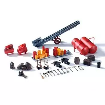 PIKO Элемент железной дороги "Ленточный транспортер и вспомогательное оборудование на пункте погрузки угля"