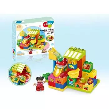 Pilage Конструктор Фруктовый магазин, лабиринт с шариками, 41 деталь