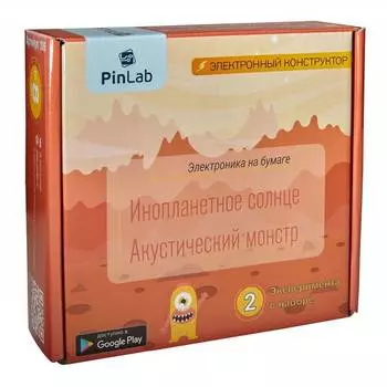 PINLAB Электронный конструктор "Инопланетное солнце, Акустический монстр"