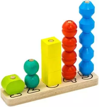 Пирамидка ALATOYS Счеты 15 деталей