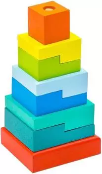 Пирамидка Alatoys Ступеньки 7 деталей