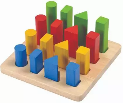 PLAN TOYS Геометрический сортер