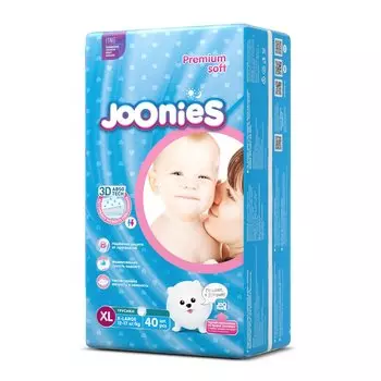 Подгузники-трусики Joonies XL (12-17 кг), 40шт