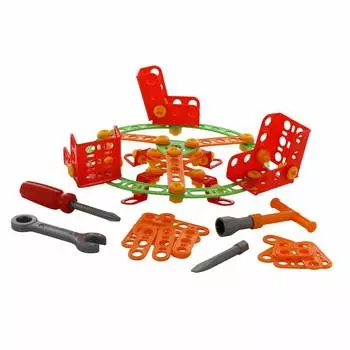 Полесье Конструктор Изобретатель Карусель №1, 101 элемент