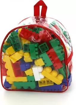 Полесье Конструктор Супер-Микс в рюкзаке, 144 элемента