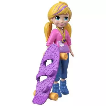 Polly Pocket® Кукла "Полли на скейте"