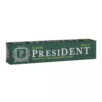President Зубная паста Classic, 75 мл