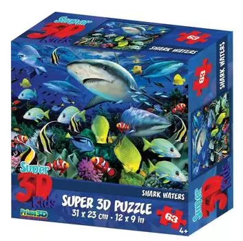 PRIME 3D "Акульи воды 13688" - 3D пазл