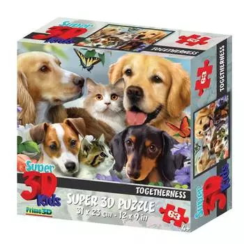 PRIME 3D "Вместе 13643" - 3D пазл