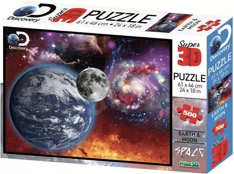 Prime 3D Стерео пазл "Космический пейзаж"