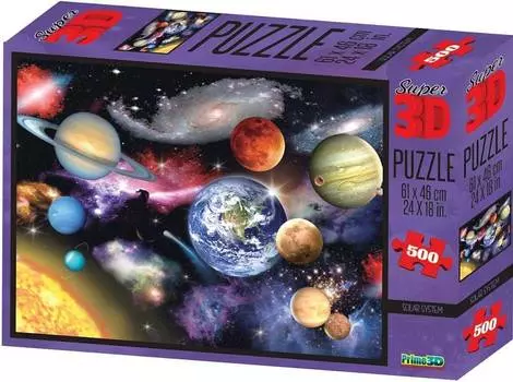 PRIME 3D Стерео пазл "Планеты Солнечной системы"