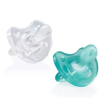 Пустышка Physio Soft, 2 шт., 0-6 мес., силикон, для мальчиков, 310210207