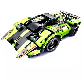 QiHui Радиоуправляемый конструктор Mechanical Master 2 в 1 Гоночные автомобили, 335 деталей