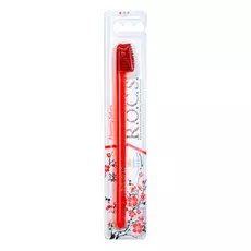 R.O.C.S Зубная щетка Классическая, мягкая жесткость, красная