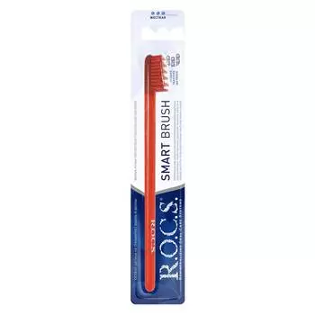 R.O.C.S. Зубная щетка "Модельная", жесткая, красная