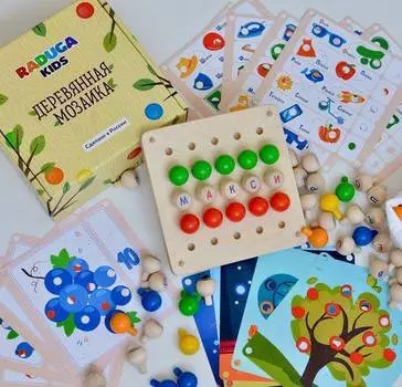 Raduga Kids Деревянная Мозаика "Макси"