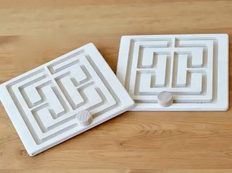 Raduga Kids "Лабиринт для межполушарной доски" - вкладыш из дерева