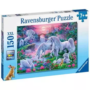 Ravensburger Пазл "Единороги в лучах заката", 150 элементов