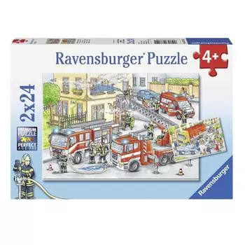 Ravensburger Пазл "Герои в действии", 2х24 элемента