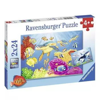 Ravensburger Пазл "На глубине моря", 2х24 элемента