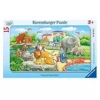 Ravensburger Пазл "Прогулка по зоопарку", 15 элементов