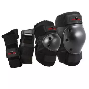 Razor Комплект защиты Eight Ball Black S/M (5+/8+), черный